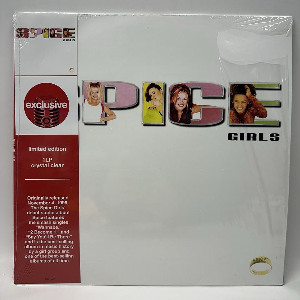 Spice by Spice Girls Target Exclusive Limited‎ Crystal Clear Vinyl LP Record